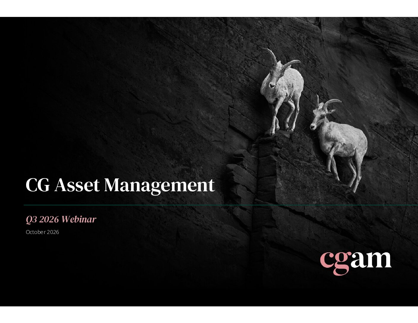 Q3 2026 – Webinar Slides